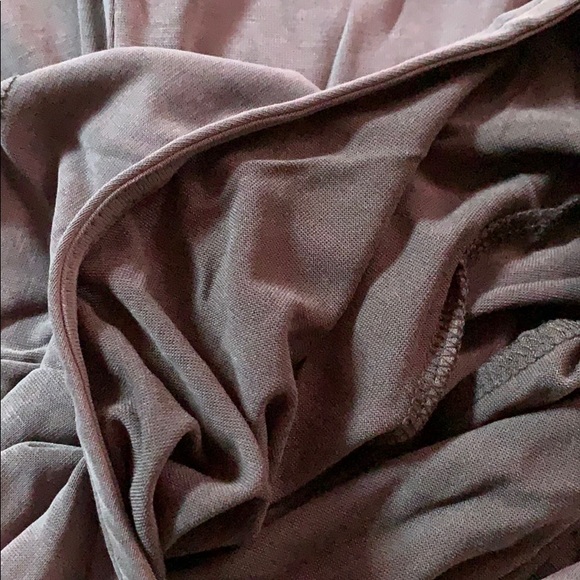 CHARCOAL GRAY WIDE LEG JUMPSUIT - Picture 6 of 8